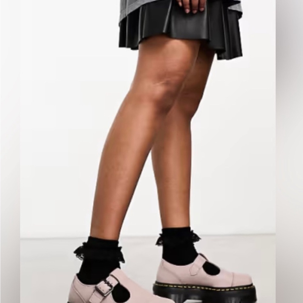 Lilac purple Mary Jane Platform Shoes